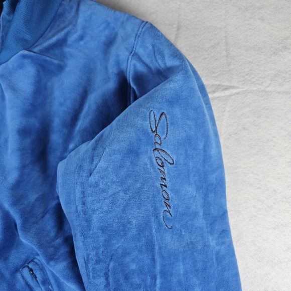 NEW Salomon Brown/Blue Reversible Acti Loft Full Zip Jacket Women's Size Small - Picture 6 of 10